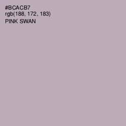 #BCACB7 - Pink Swan Color Image